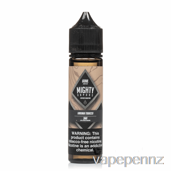 Virginia Tobacco - Mighty Vapors - 60mL 3mg VAPE NZ